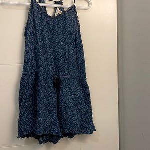 Blue comfy romper